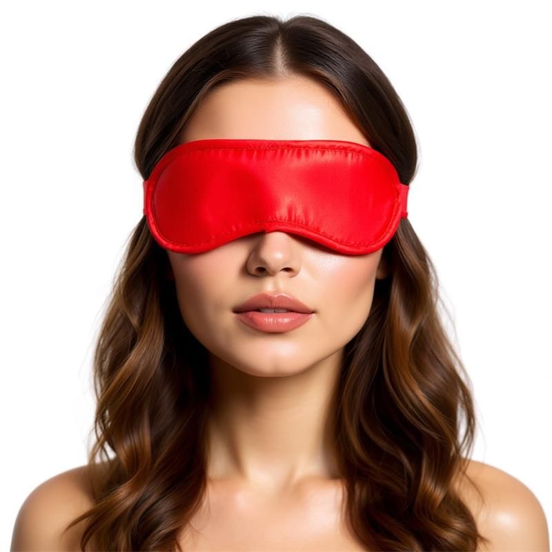Satin Blindfold Red Satin Blindfold Red