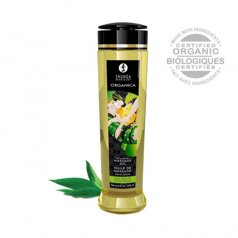 Organic Massage Oil Green Tee 240 ml Organic Massage Oil Green Tee 240 ml