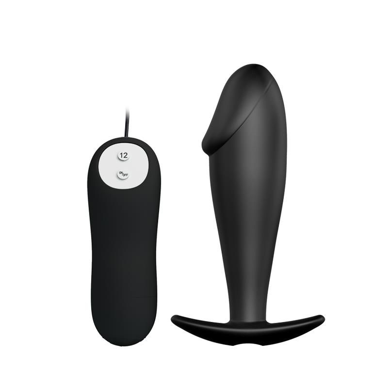 Anal Plug Black with Remote Control Anal Plug Black with Remote Control