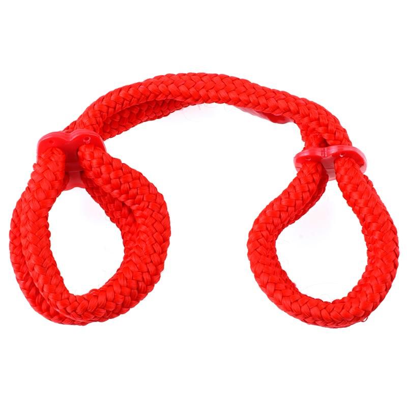 Silk Rope Love Cuffs Red Silk Rope Love Cuffs Red