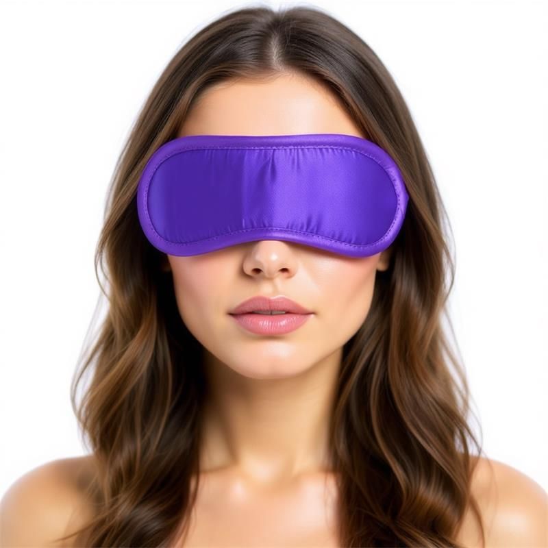 Satin Blindfold Purple Satin Blindfold Purple