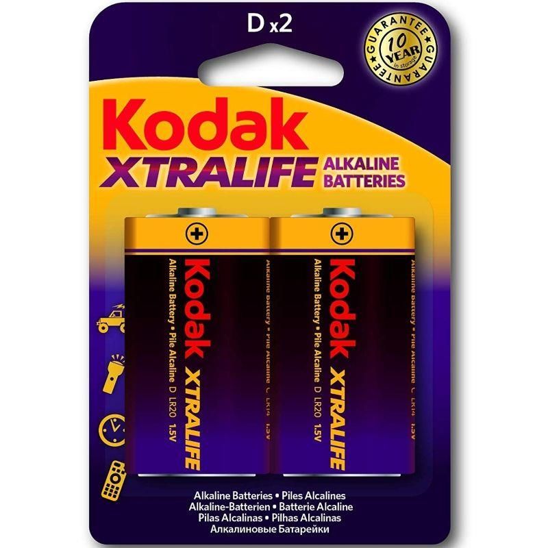 Xtralife Alkaline Battery D LR20 Blister of 2 Xtralife Alkaline Battery D LR20 Blister of 2