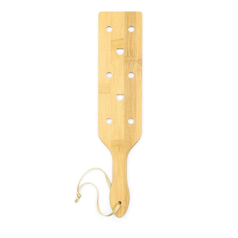 Bamboo Paddle with Hearts 33 cm Bamboo Paddle with Hearts 33 cm