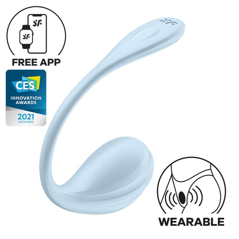 Smooth Petal Panty Vibrator with APP Blue Smooth Petal Panty Vibrator with APP Blue
