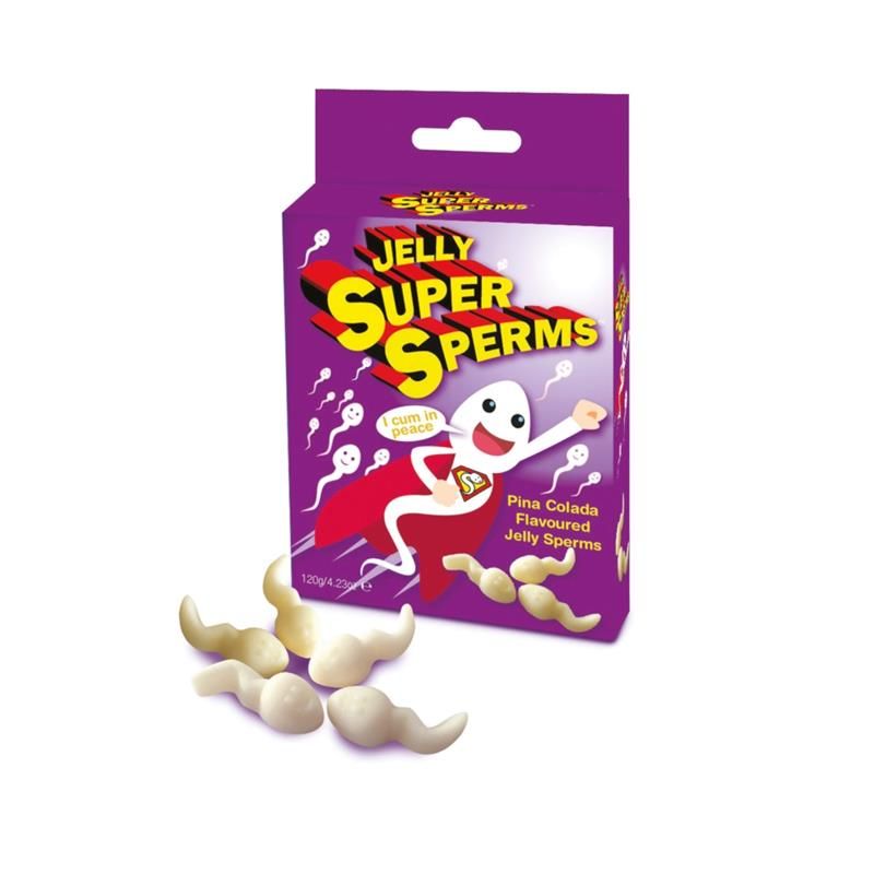 Pina colada Jelly Sperms 12 Units Pina colada Jelly Sperms 12 Units