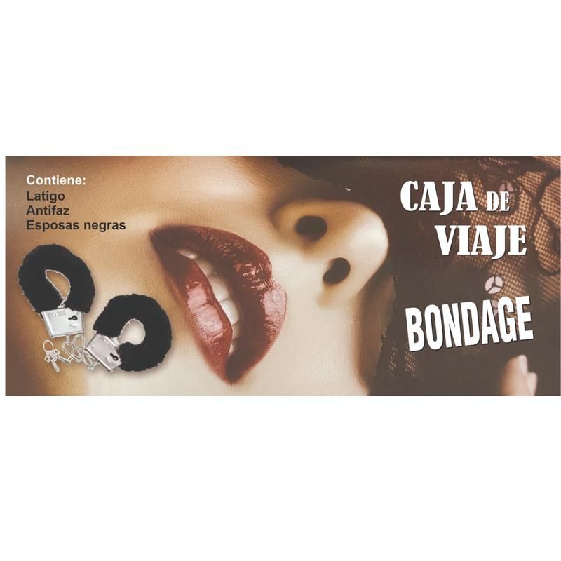 Bondage Box with handcuffs, whip and mask Bondage Box with handcuffs, whip and mask