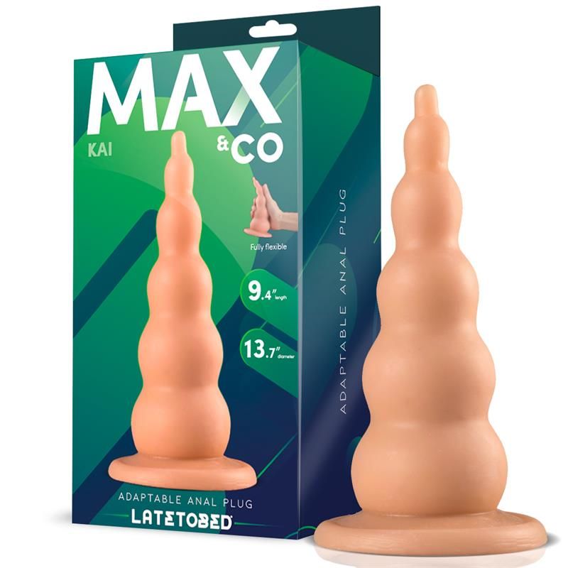 Kai Adaptable Butt Plug Flesh 9,4 - 18.4 cm Kai Adaptable Butt Plug Flesh 9,4 - 18.4 cm