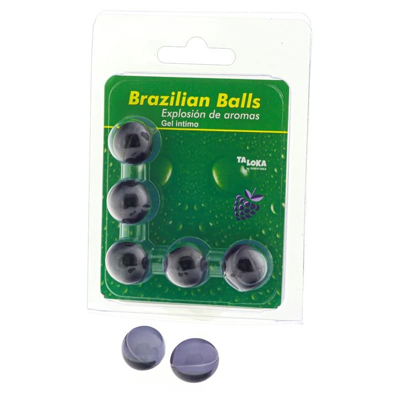 Set 5 Brazilian Balls Berries Flavor Set 5 Brazilian Balls Berries Flavor