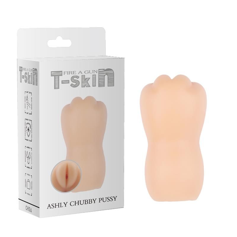 Masturbator Ashly Chubby Vagina T-Skin 13.3 cm Flesh Masturbator Ashly Chubby Vagina T-Skin 13.3 cm Flesh