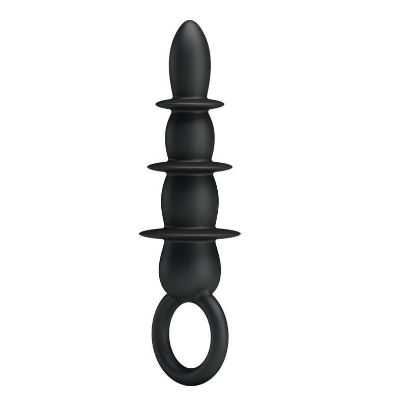 Anal plug 3 Areas Black Anal plug 3 Areas Black