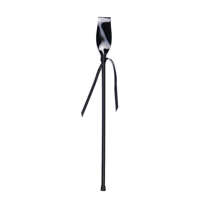 Secret Play Black Patent Leather Riding Crop Secret Play Black Patent Leather Riding Crop