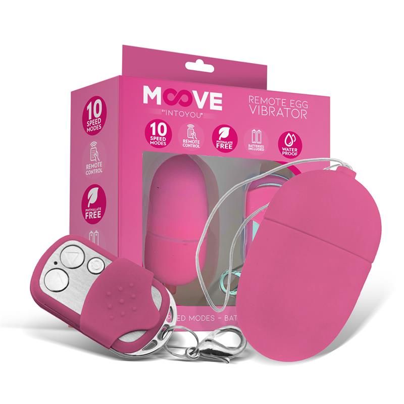 Vibrating Egg with Remote Control Medium Size Pink Vibrating Egg with Remote Control Medium Size Pink