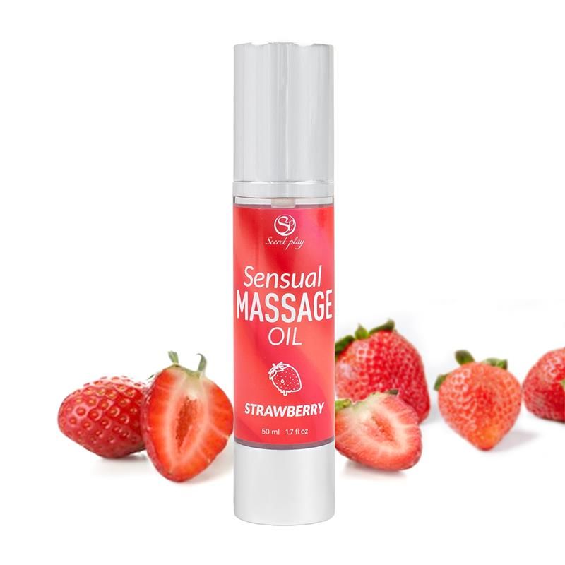 Sensual Massage Oil Strawberry 50 ml. Sensual Massage Oil Strawberry 50 ml.