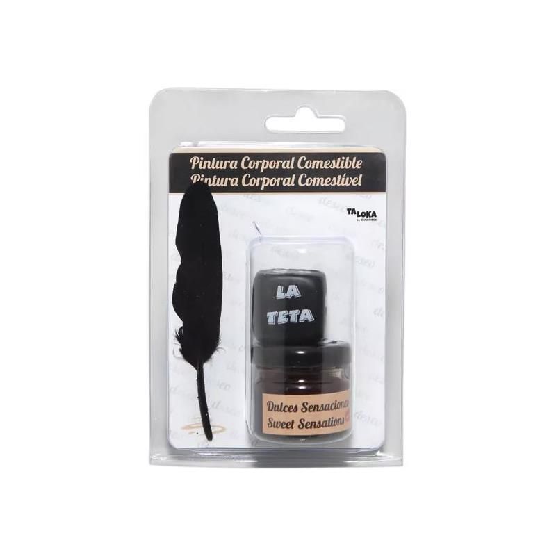 Chocolate Edible Paint, Brush and Posture Dice Chocolate Edible Paint, Brush and Posture Dice