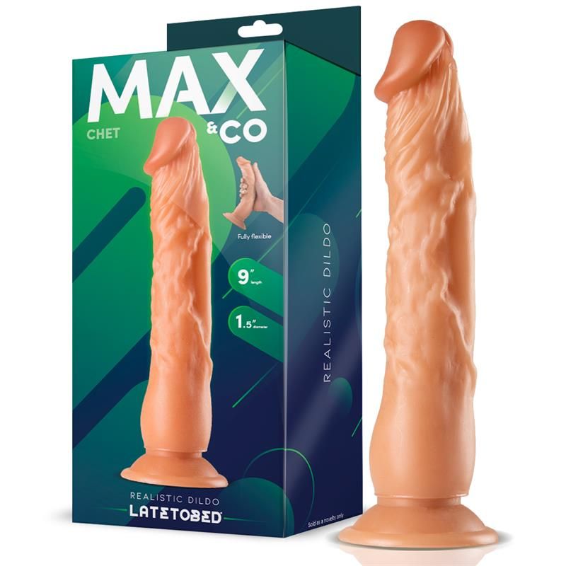 Chet Realistic Dildo Flesh 9 - 23 cm Chet Realistic Dildo Flesh 9 - 23 cm