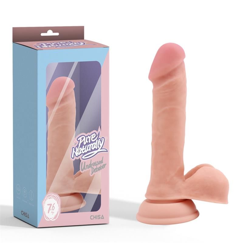 Undressed Debater Liquid Silicone Dual-Density Realistic Dildo 19.2 cm Undressed Debater Liquid Silicone Dual-Density Realistic Dildo 19.2 cm