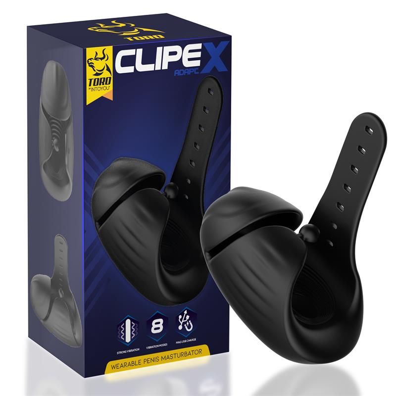 Clipex Adjustable Male Masturbator with Clip System Premium Silicone Magnetic USB Clipex Adjustable Male Masturbator with Clip System Premium Silicone Magnetic USB