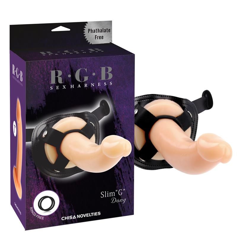 Dildo and Strap-On Slim G 19 cm Flesh Dildo and Strap-On Slim G 19 cm Flesh