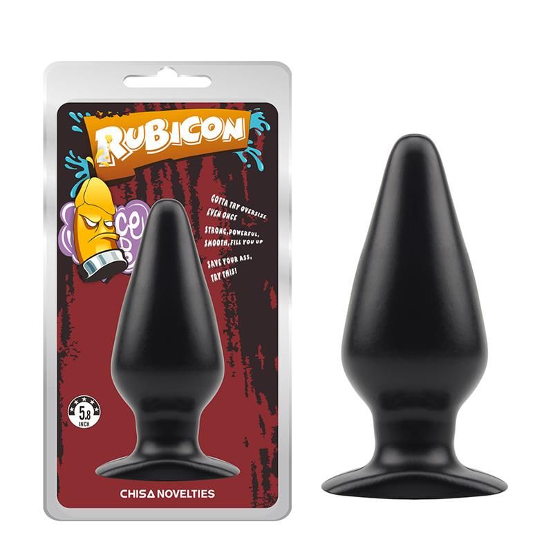 Butt Plug Rubicon 15 x 5.7 cm Black Butt Plug Rubicon 15 x 5.7 cm Black