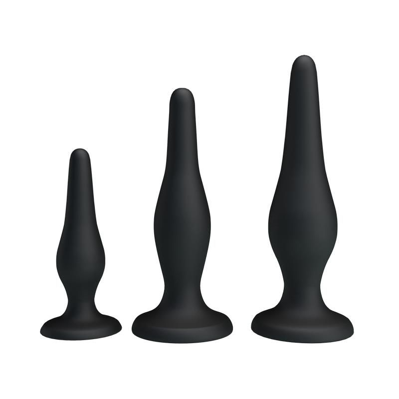 Pack 3 Butt Plug Mini Anal Kit Pack 3 Butt Plug Mini Anal Kit