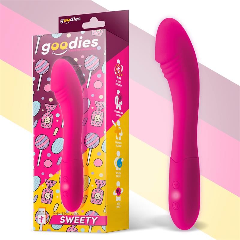 Sweety G-Spot Vibe USB Silicone Fuchsia Sweety G-Spot Vibe USB Silicone Fuchsia
