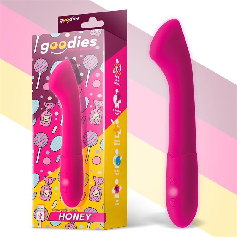 Honey G-Spot Vibe USB Silicone Fuchsia Honey G-Spot Vibe USB Silicone Fuchsia
