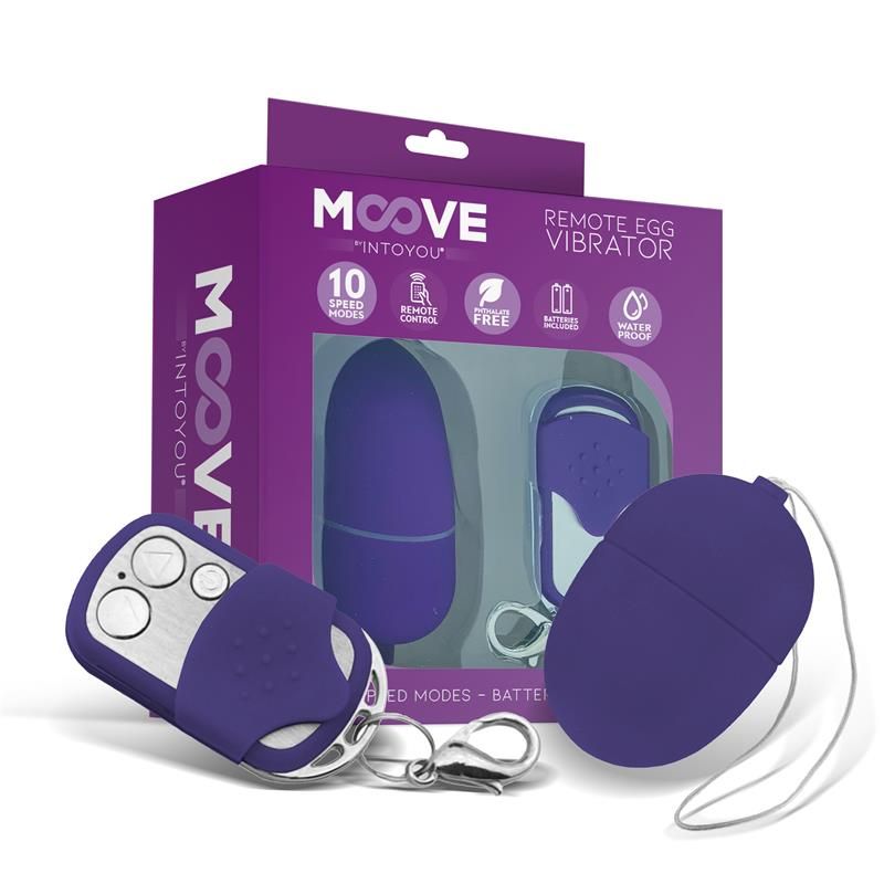Vibrating Egg with Remote Control Mini Purple Vibrating Egg with Remote Control Mini Purple