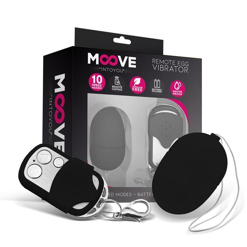 Vibrating Egg with Remote Control Mini Black Vibrating Egg with Remote Control Mini Black