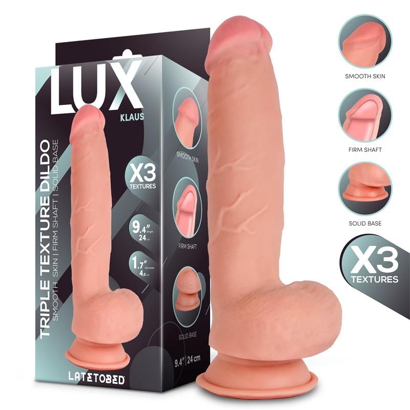 Klaus Triple Density Dildo with Balls 9.4 Klaus Triple Density Dildo with Balls 9.4