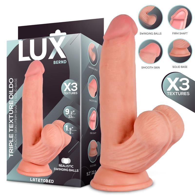 Bernd Triple Density Dildo with Swinging Balls 9.2 Bernd Triple Density Dildo with Swinging Balls 9.2