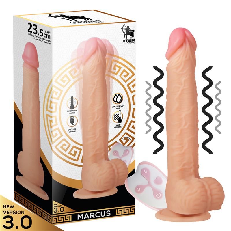 Marcus Realistic Vibrating Dildo with Remote Marcus Realistic Vibrating Dildo with Remote
