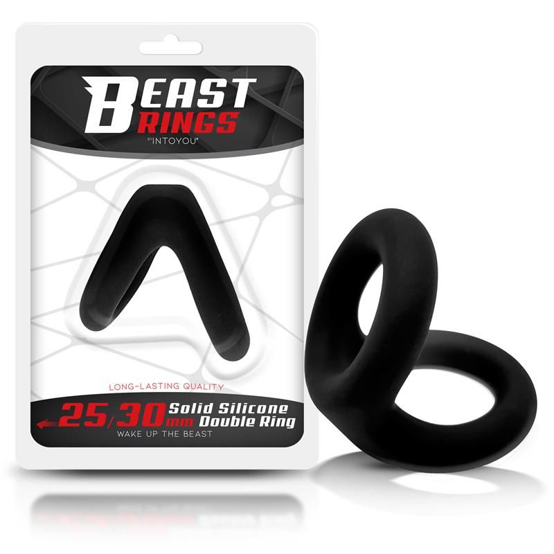 Solid Silicone Double Penis Ring 2.5 / 3 cm Solid Silicone Double Penis Ring 2.5 / 3 cm