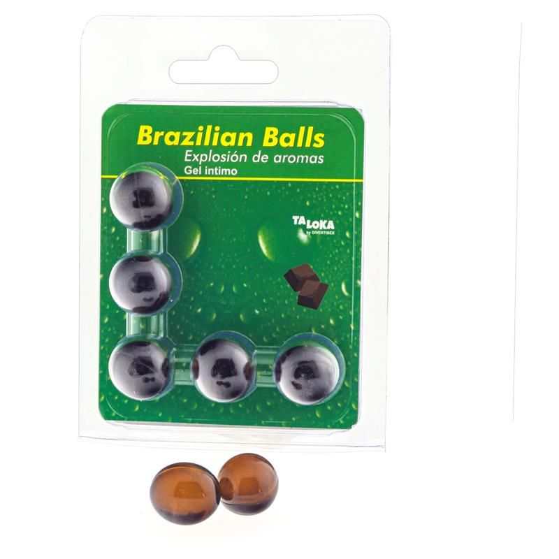 Set 5 Brazilian Balls Chocolate Flavor Set 5 Brazilian Balls Chocolate Flavor