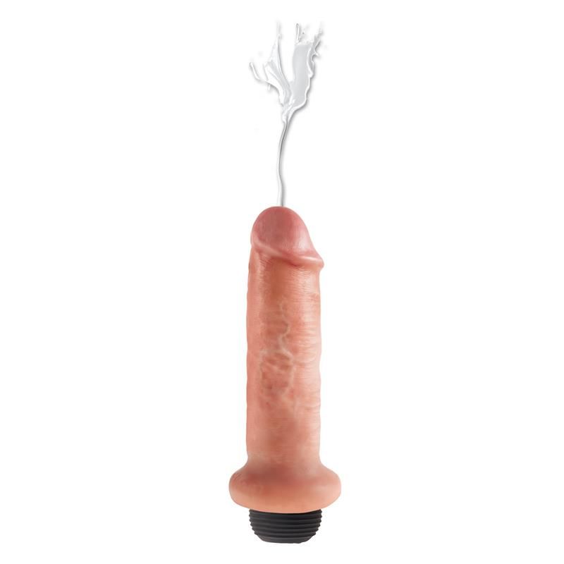 King Cock 6 Squirting Cock - Flesh King Cock 6 Squirting Cock - Flesh