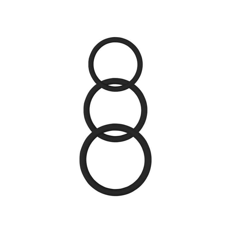Magnum Force Cock Ring Silicone Black Magnum Force Cock Ring Silicone Black