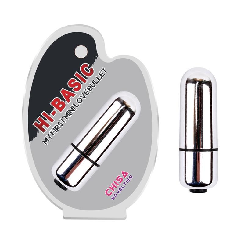 Vibrating Bullet Hi-Basic 5.8 x 1.8 cm Silver Vibrating Bullet Hi-Basic 5.8 x 1.8 cm Silver