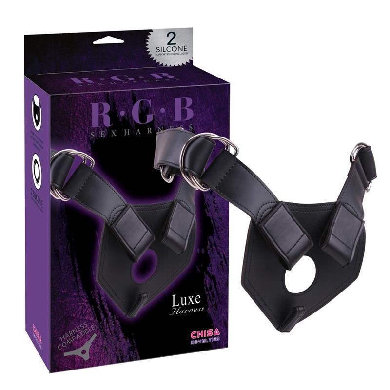 Luxe Harness Silicone Black Luxe Harness Silicone Black