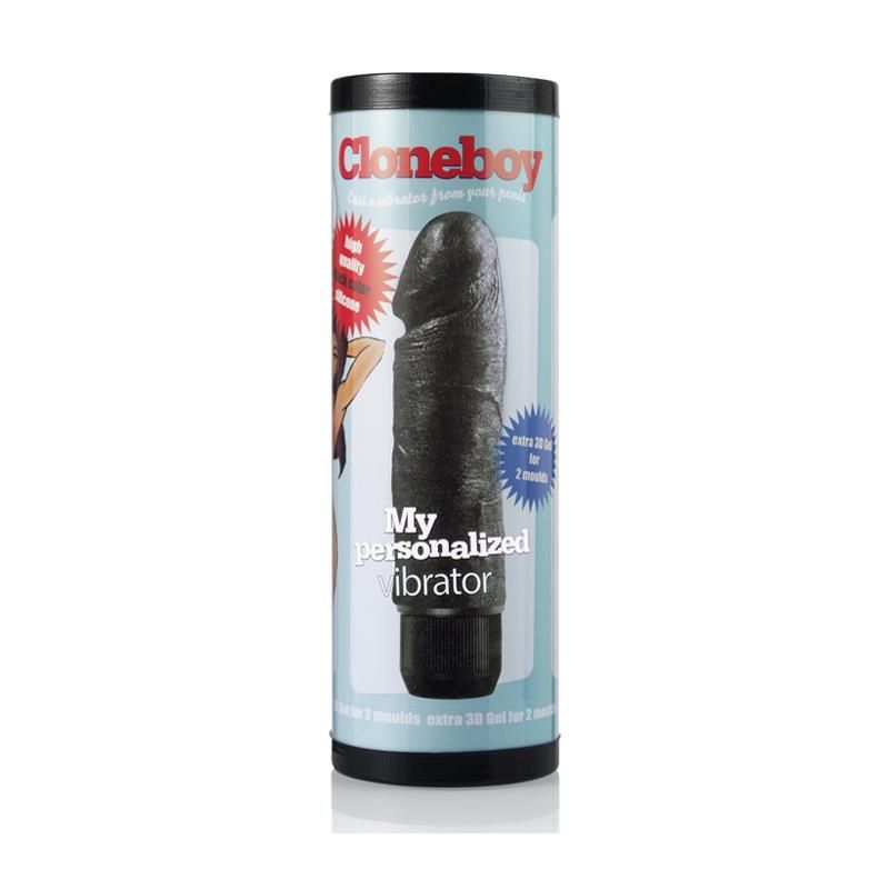 Cloneboy Dildo with Vibration Black Cloneboy Dildo with Vibration Black