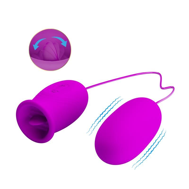 Daisy Vibrating Egg and Licking Stimulator Daisy Vibrating Egg and Licking Stimulator