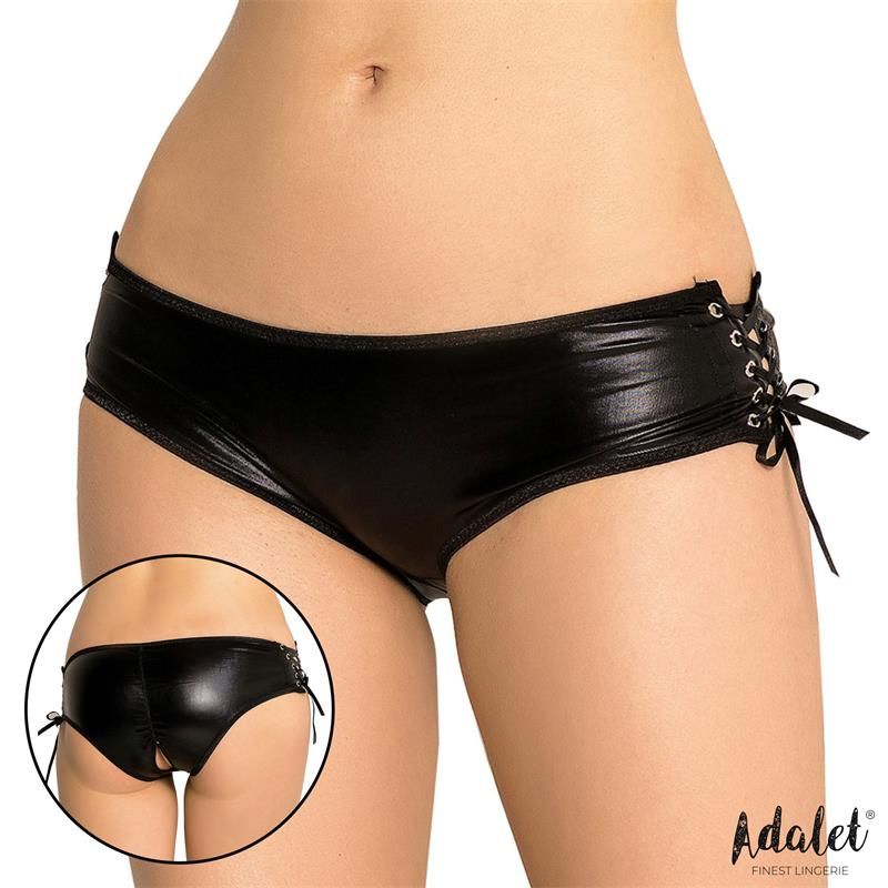 Elena Panties Open crotch with Lateral Straps - Taglia S/M Elena Panties Open crotch with Lateral Straps - Taglia S/M