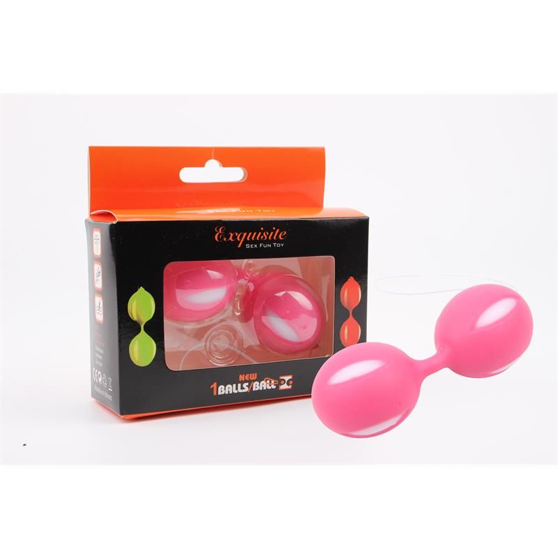 Ben Wa Balls Silicone 10.3 cm Pink Ben Wa Balls Silicone 10.3 cm Pink
