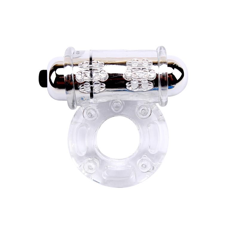Vibrating Bull Ring-Clear Vibrating Bull Ring-Clear