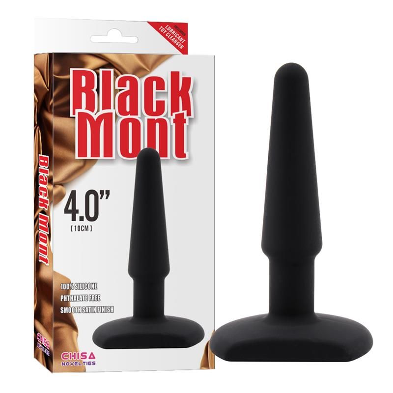 Butt Plug 4 Silicone Black Butt Plug 4 Silicone Black