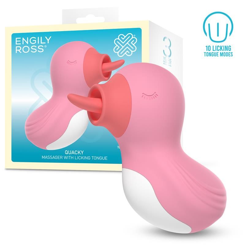 Quacky Massager with Licking Tongue Quacky Massager with Licking Tongue