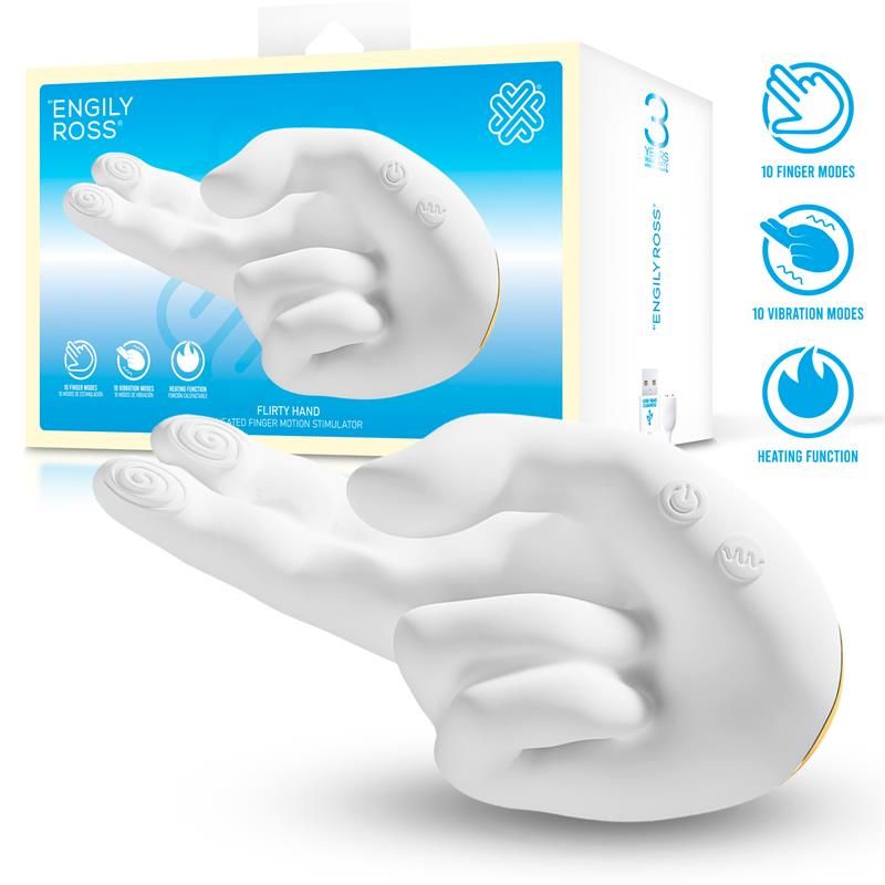 Flirty Hand Heated Finger Motion Stimulator Flirty Hand Heated Finger Motion Stimulator