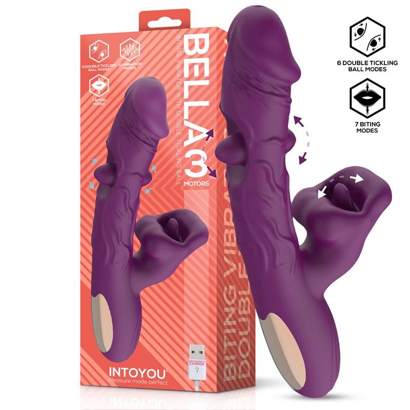 Bella Vibe with Double Tickling Ball and Biting 3 Motors Bella Vibe with Double Tickling Ball and Biting 3 Motors
