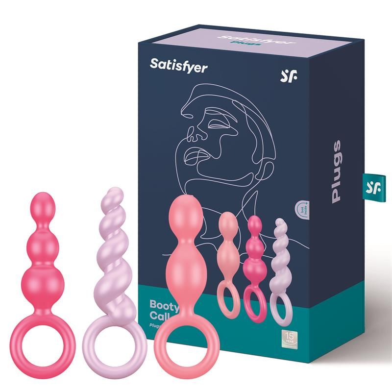 Pack 3 Plugs Silicone Colored Pack 3 Plugs Silicone Colored