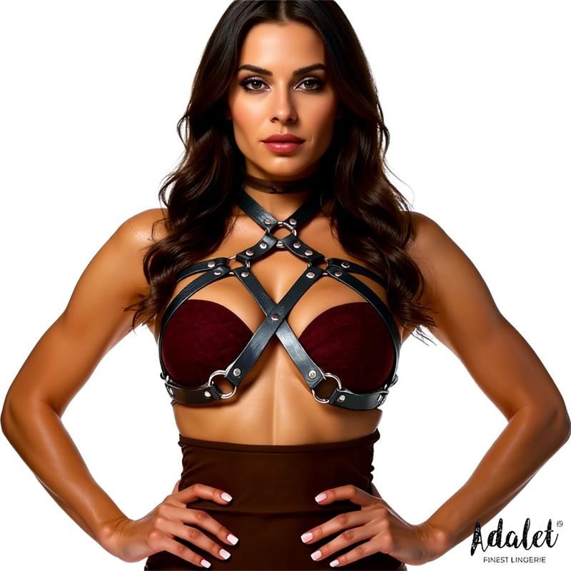 Wendy Vegan Leather Chest Harness One size Wendy Vegan Leather Chest Harness One size