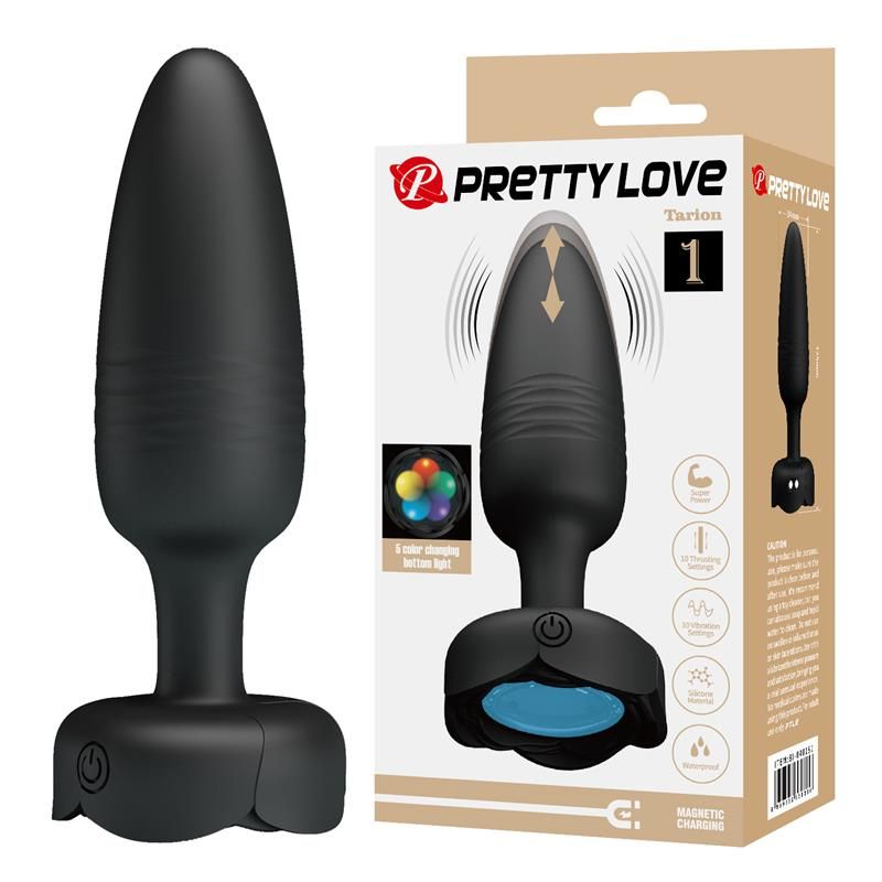 Tarion Butt Plug with Vibration and Thrusting Tarion Butt Plug with Vibration and Thrusting