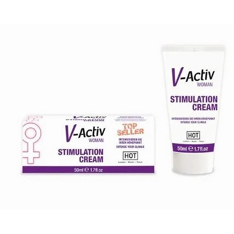 Hot V-Activ Stimulation Cream for Women 50 ml Hot V-Activ Stimulation Cream for Women 50 ml